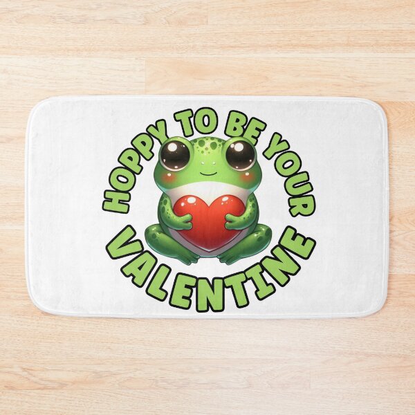 Item preview, Hoppy To Be Your Valentine - Frog Valentine designed and sold by TheAnimalZ00.