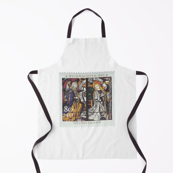 Item preview, Deutsche Post AG stamp from 1995, Mariae Annunciation, details from the Marian window of Augsburg Cathedral designed and sold by HeraldryCabinet.