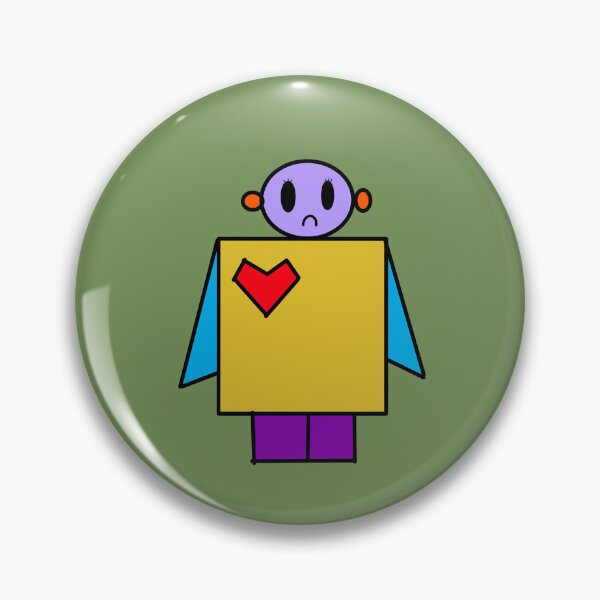 Item preview, robot triste designed and sold by MsRedFox.