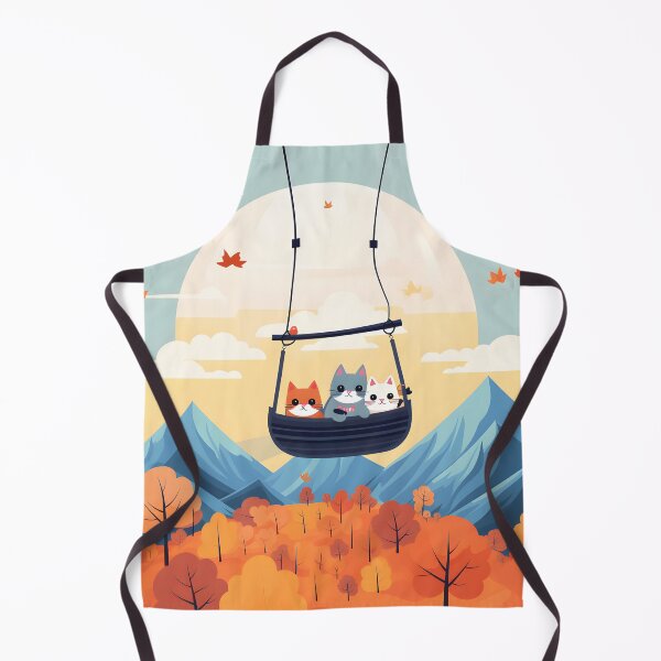 Item preview, Cat Cable Car Fun Moments Cute Stupid Cats at Sunset designed and sold by omerfdln34.