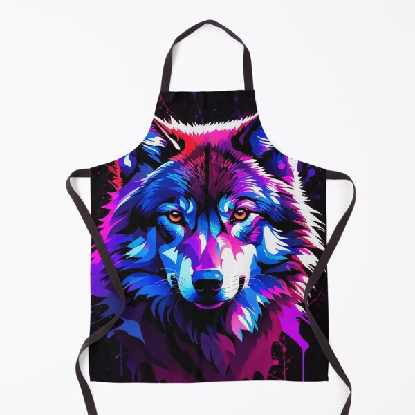 Item preview, Wolf ( dripping paint portrait ) designed and sold by Gilby-Designs.