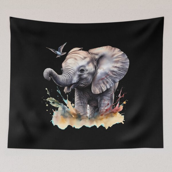 Item preview, Wild Elephant designed and sold by ElephantVibes.