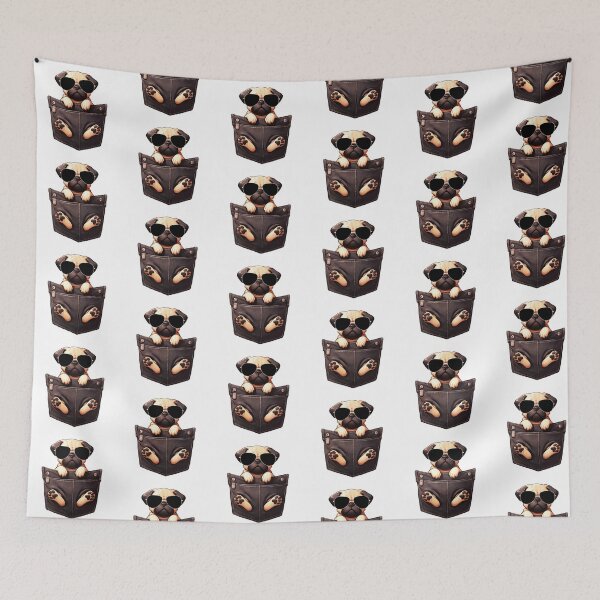 Item preview, Cool Pug In The Pocket designed and sold by TheAnimalZ00.