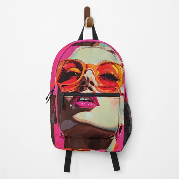 Item preview, Neon Pop Art Fashionista Portrait designed and sold by inkArtistryfine.