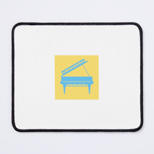 Item preview, piano in blue designed and sold by jazzadelphia.