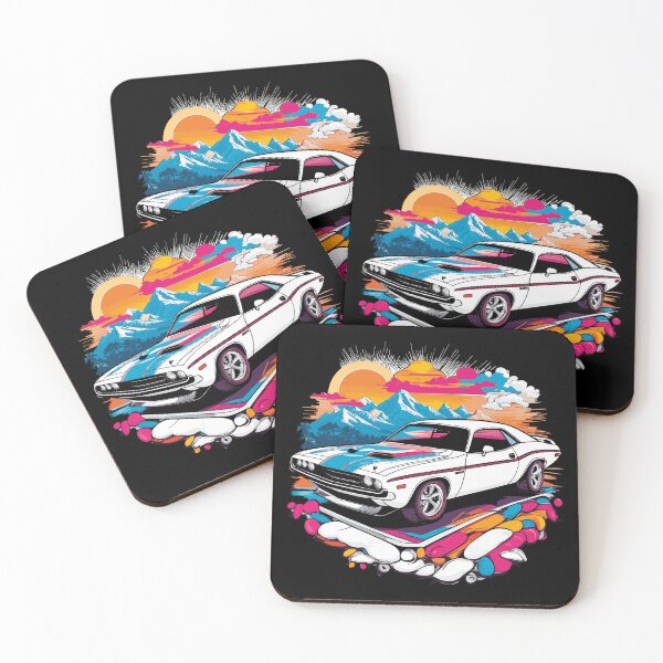 Item preview, Car Challenger t-shirt retro designed and sold by PrintyArts.