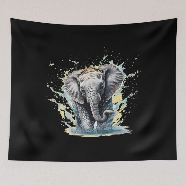 Item preview, Wild Elephant designed and sold by ElephantVibes.