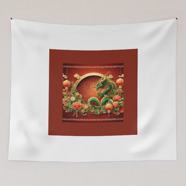 Item preview, Fantasy Dragon zodiac ushering New Year (silvergoldvisionary) designed and sold by SGVisionary.