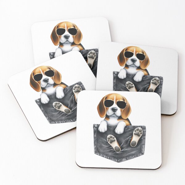 Item preview, Cool Beagle In The Pocket designed and sold by TheAnimalZ00.