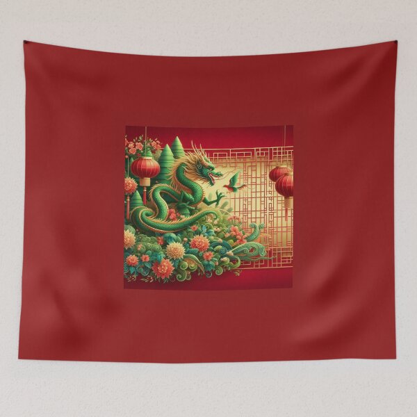 Item preview, Fantasy Dragon zodiac ushering New Year (silvergoldvisionary) designed and sold by SGVisionary.