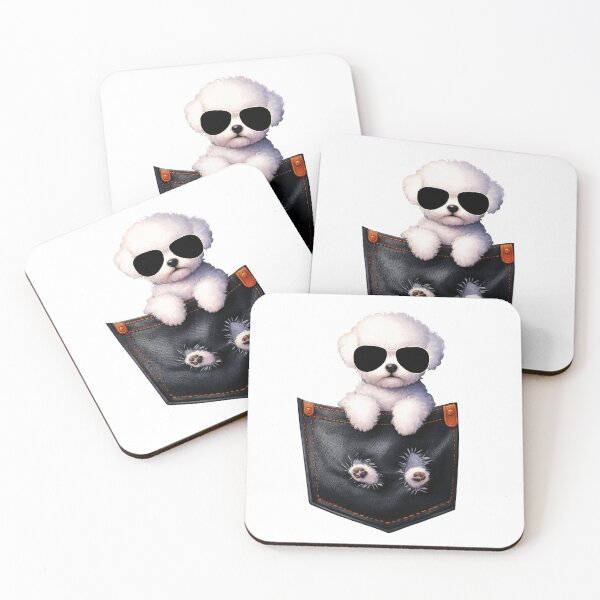 Item preview, Cool Bichon Frise In The Pocket designed and sold by TheAnimalZ00.