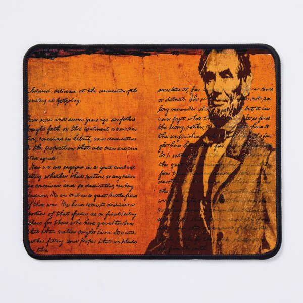 Item preview, ABRAHAM LINCOLN AND THE GETTYSBURG ADDRESS designed and sold by Overthetopsm.