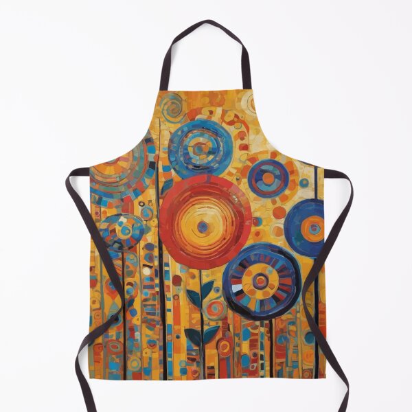 Item preview, Abstract Flowers in a Garden Landscape After Klimt designed and sold by Vicky Brago-Mitchell®.