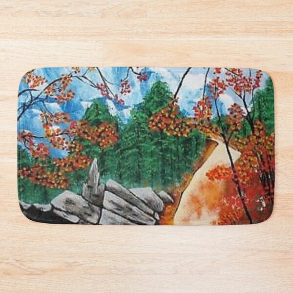 Item preview, landscape path in forest in autumn designed and sold by janjacbu.