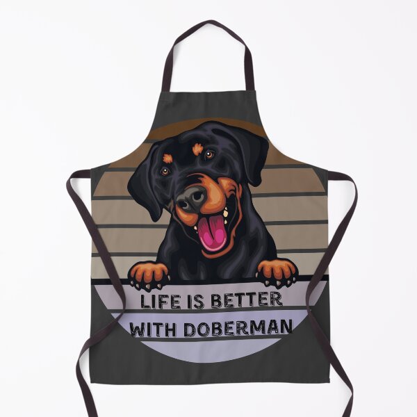 Item preview, Life is better with doberman, best funny gift for Doberman Pinscher lovers Sticker designed and sold by Anu Ram.