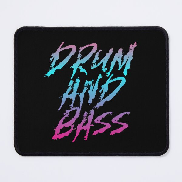 Item preview, DRUM AND BASS  - Bass Gradient (Blue/Pink/Purple)  designed and sold by Discothreadz.