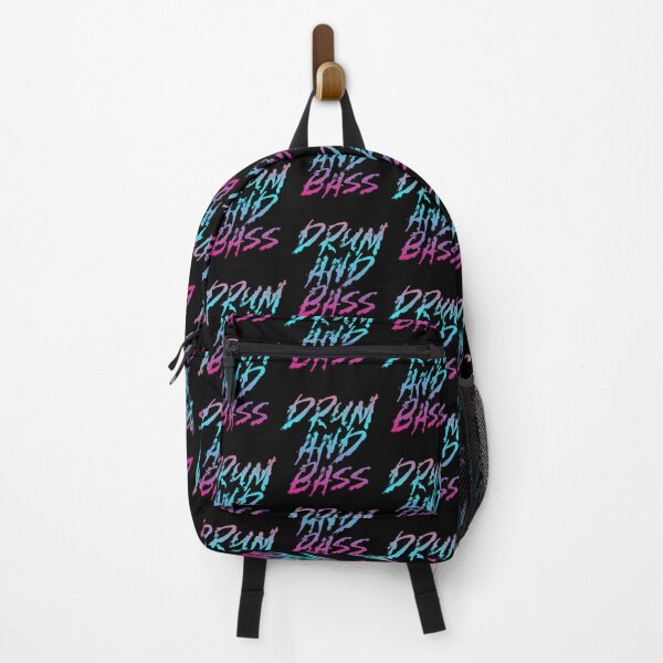 Item preview, DRUM AND BASS  - Bass Gradient (Blue/Pink/Purple)  designed and sold by Discothreadz.