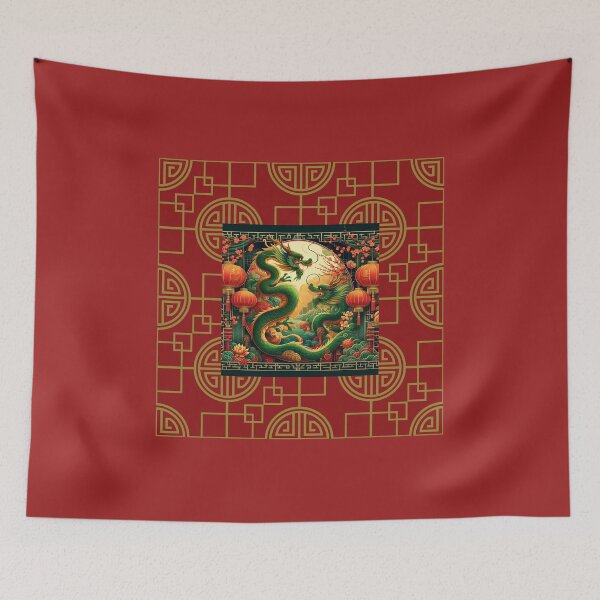 Item preview, Fantasy Dragon zodiac ushering New Year (silvergoldvisionary) designed and sold by SGVisionary.