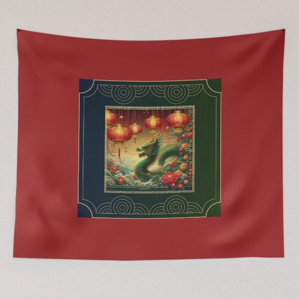 Item preview, Fantasy Dragon zodiac ushering New Year (silvergoldvisionary) designed and sold by SGVisionary.