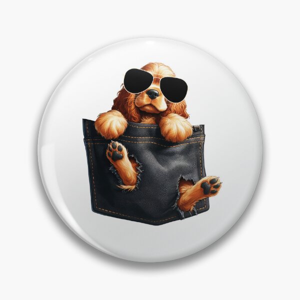 Item preview, Cool Cocker Spaniel In The Pocket designed and sold by TheAnimalZ00.