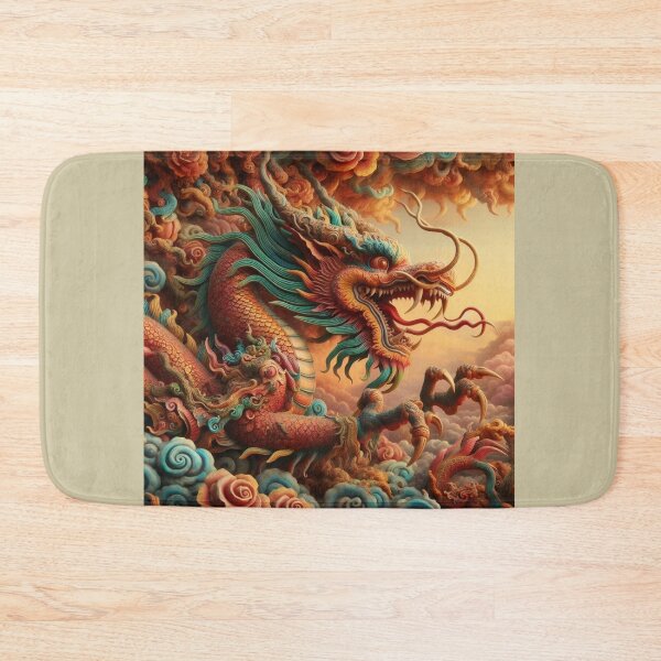 Item preview, Fantasy Dragon zodiac ushering New Year (silvergoldvisionary) designed and sold by SGVisionary.