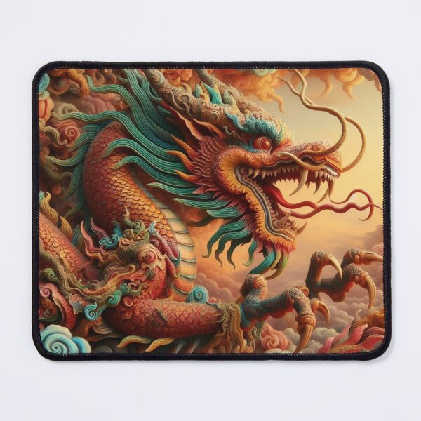 Item preview, Fantasy Dragon zodiac ushering New Year (silvergoldvisionary) designed and sold by SGVisionary.