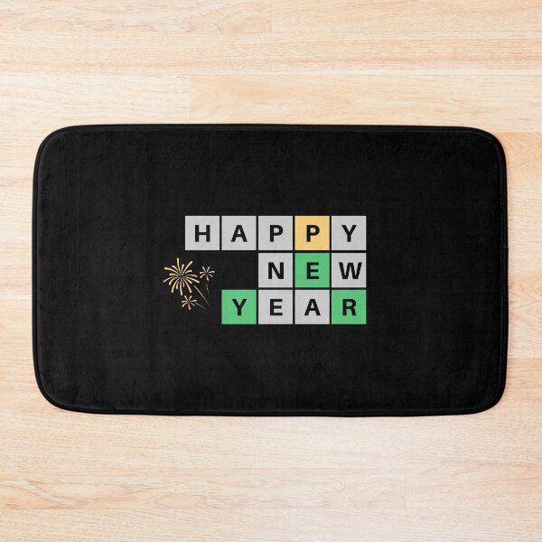 Item preview, Feliz año nuevo wordle designed and sold by Entropiverse.