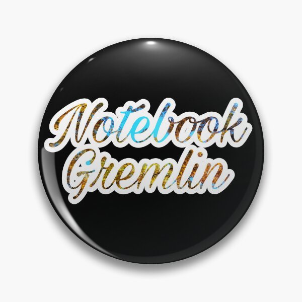 Item preview, Notebook Gremlin Fancy Photo Letter Design  designed and sold by TwistedP-Photos.