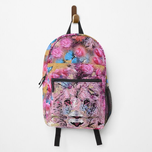 Aperçu de l'œuvre LION ET PINK ROSES créée et vendue par Overthetopsm.