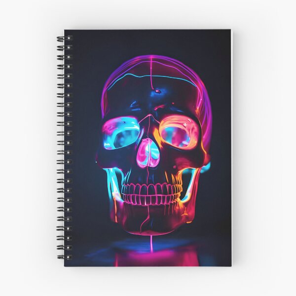 Item preview, Neon Skull Art designed and sold by Stevburykingev.