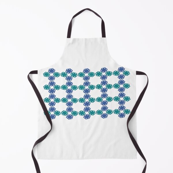Item preview, green and blue flower in circle patter, clean and clear designed and sold by pipikijung.