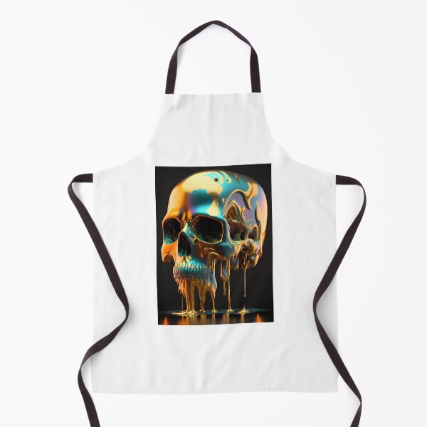 Item preview, Golden Chrome Skull designed and sold by Stevburykingev.