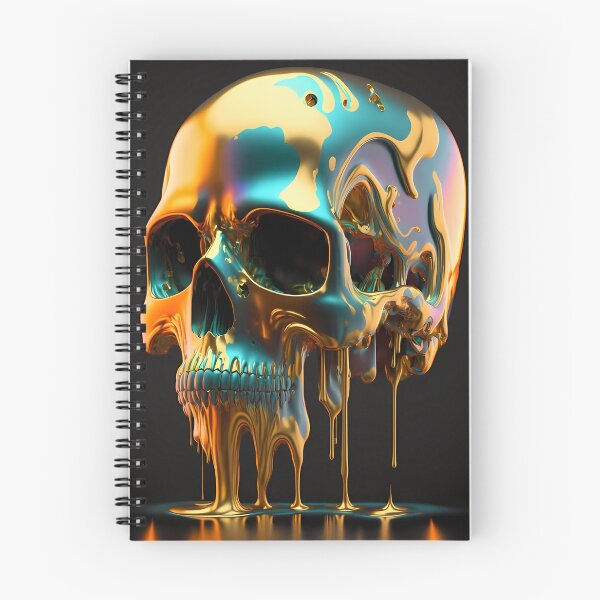 Item preview, Golden Chrome Skull designed and sold by Stevburykingev.