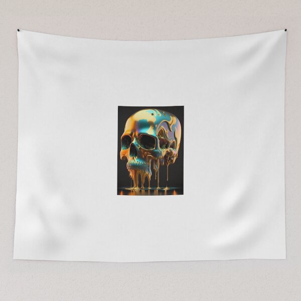 Item preview, Golden Chrome Skull designed and sold by Stevburykingev.
