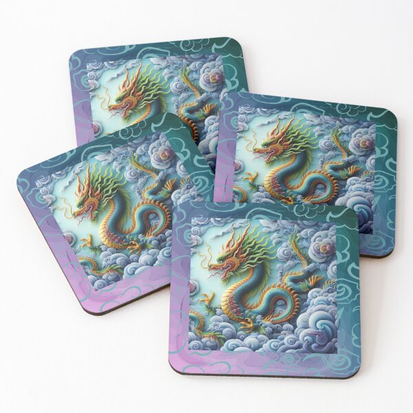 Item preview, Fantasy Dragon zodiac ushering New Year (silvergoldvisionary) designed and sold by SGVisionary.