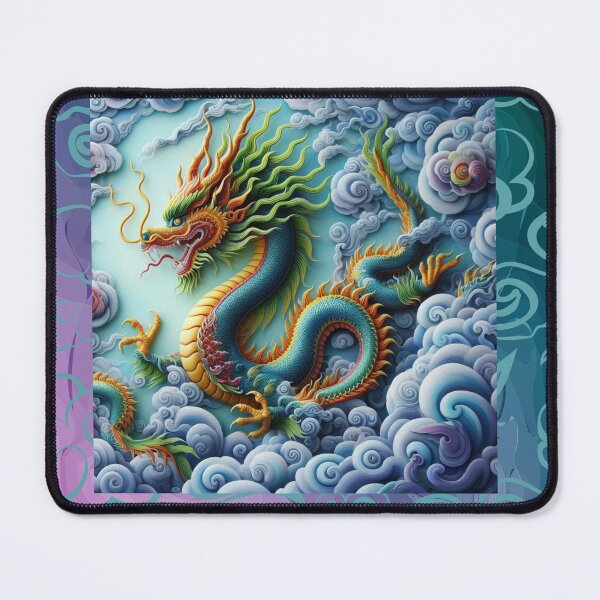 Item preview, Fantasy Dragon zodiac ushering New Year (silvergoldvisionary) designed and sold by SGVisionary.