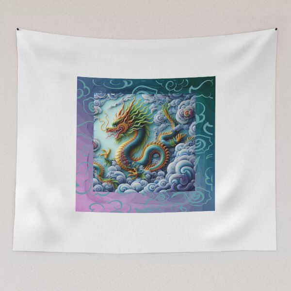 Item preview, Fantasy Dragon zodiac ushering New Year (silvergoldvisionary) designed and sold by SGVisionary.