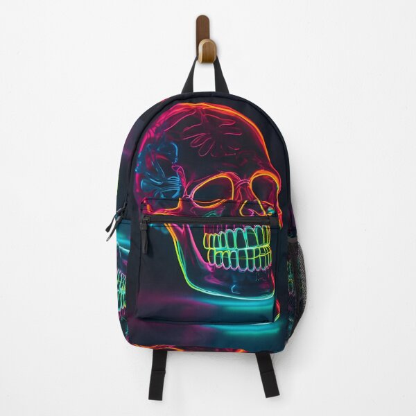 Item preview, Glowing Neon Skull designed and sold by Stevburykingev.