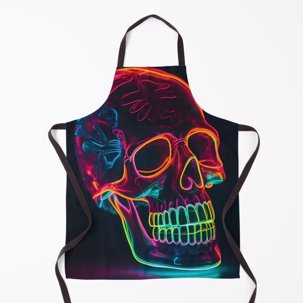 Item preview, Glowing Neon Skull designed and sold by Stevburykingev.