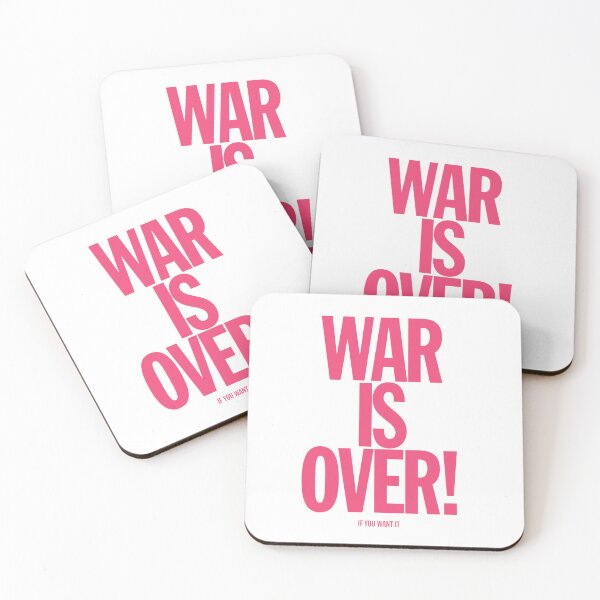 Item preview, Yoko Ono John Lennon sticker War is Over activist sticker protest sign beatles sticker activist War is Over sticker designed and sold by LaundrySalt.