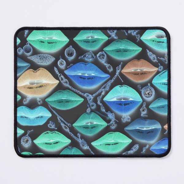 Item preview, woman lips in neon holographic colors street waer graffiti designed and sold by Carlos Gudino.