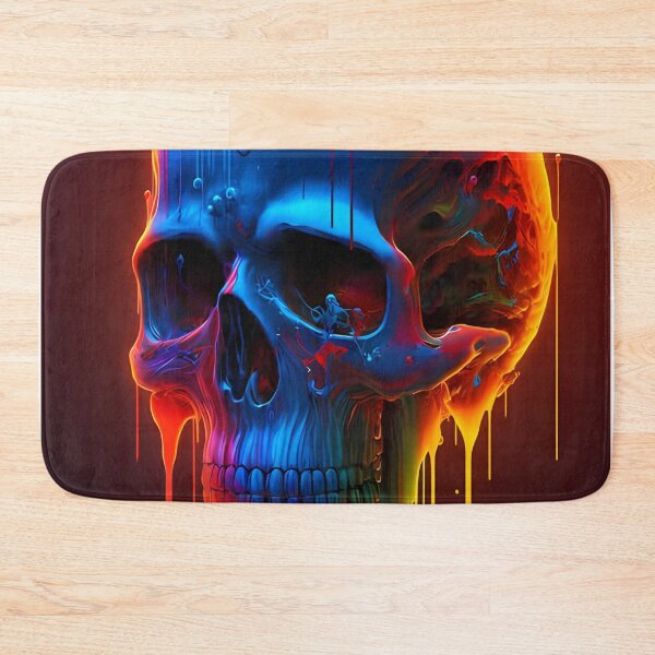 Item preview, Colorful Paint Skull designed and sold by Stevburykingev.