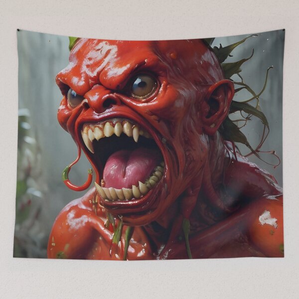 Item preview, The Scary Chili Pepper Monster designed and sold by TheArtOfPat.