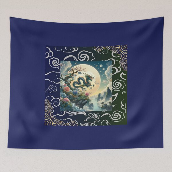 Item preview, Fantasy Dragon zodiac ushering New Year (silvergoldvisionary) designed and sold by SGVisionary.