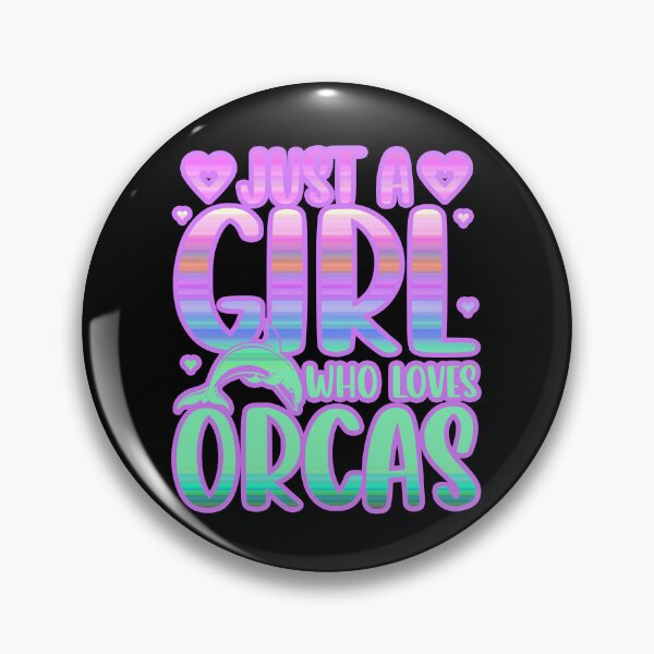 Item preview, just a girl who loves orcas #1 designed and sold by creativerooney.