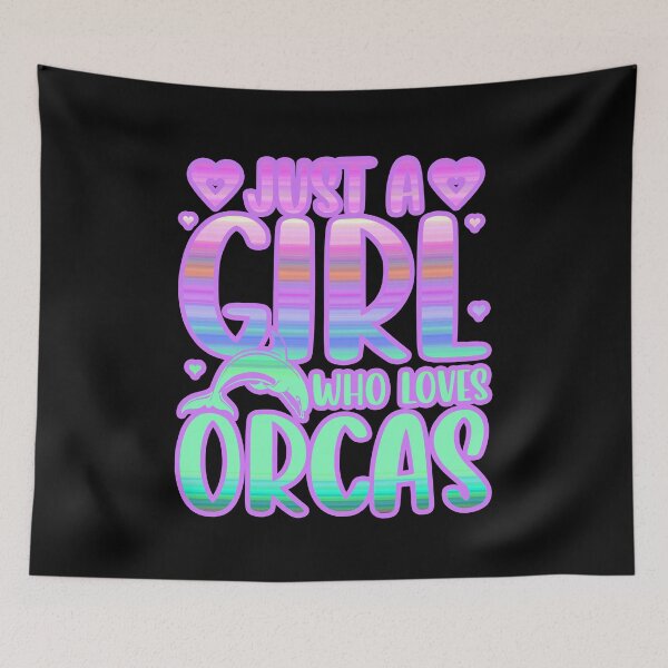 Item preview, just a girl who loves orcas #1 designed and sold by creativerooney.