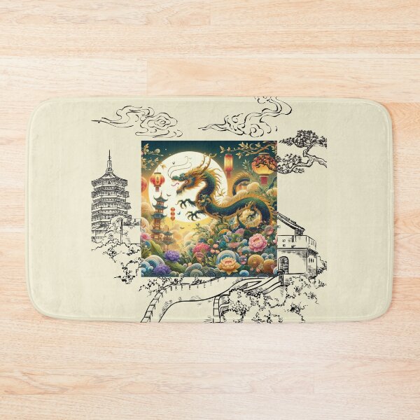 Item preview, Fantasy Dragon zodiac ushering New Year (silvergoldvisionary) designed and sold by SGVisionary.
