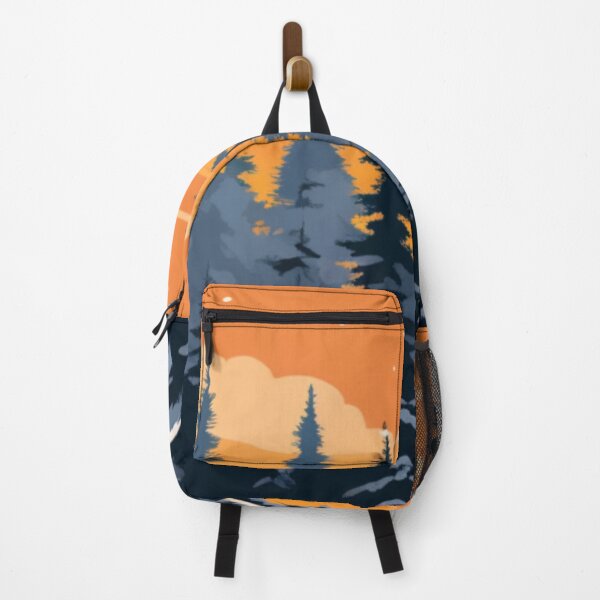 Item preview, winter camping snowy forest designed and sold by JangmiHorang.