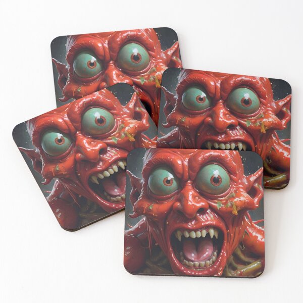 Item preview, The Scary Chili Pepper Monster designed and sold by TheArtOfPat.
