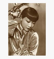 Anna May Wong Film Actress Vintage Portrait Photographic Print